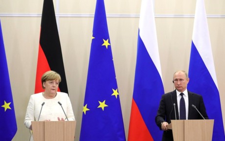 Путин и Меркель обсудили в Сочи Украину, Северный поток-2 и Иран